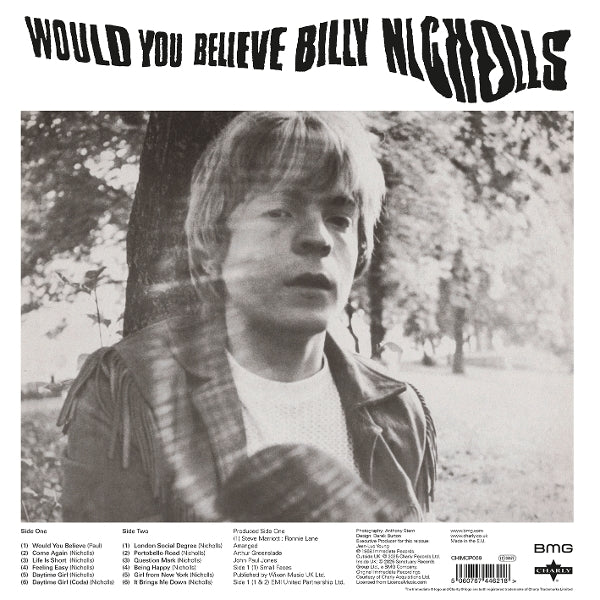 |  Vinyl LP | Billy Nicholls - Would You Believe (LP) | Records on Vinyl