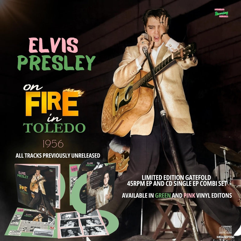 |  Vinyl LP | Elvis Presley - Elvis Presley On Fire In Toledo - 1956 (2 LPs) | Records on Vinyl