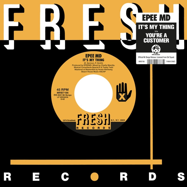 |   | Epmd - It's My Thing (Single) | Records on Vinyl