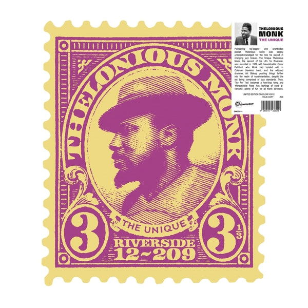 |  Vinyl LP | Thelonious Monk - Unique (LP) | Records on Vinyl
