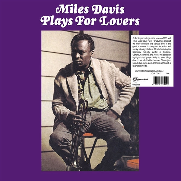 |  Vinyl LP | Miles Davis - Plays For Lovers (LP) | Records on Vinyl