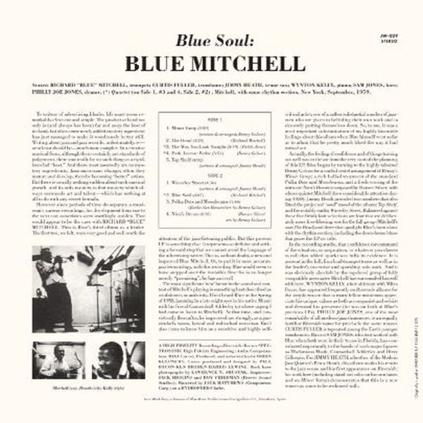 |  Vinyl LP | Blue -Sextet- Mitchell - Blue Soul (LP) | Records on Vinyl