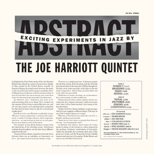 |  Vinyl LP | Joe -Quintet- Harriet - Abstract (LP) | Records on Vinyl