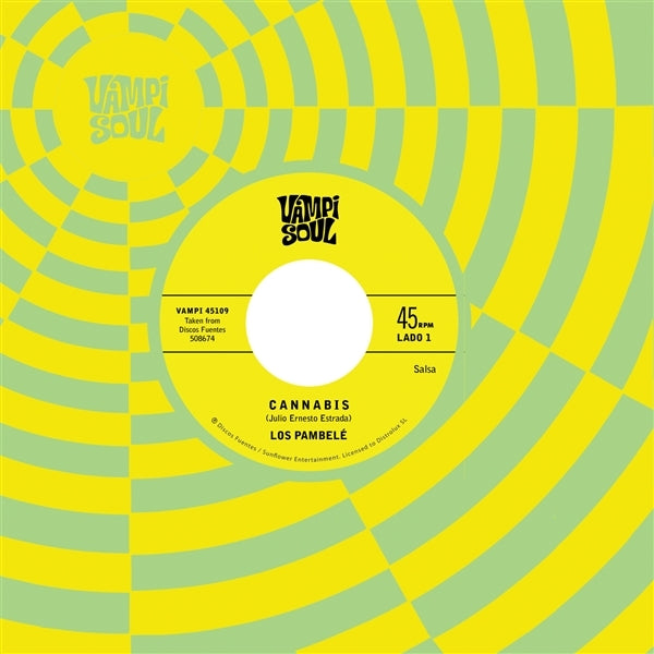 |  7" Single | Los Pambele & Los Darlings De Huanuco - Cannabis/Marihuana (Single) | Records on Vinyl