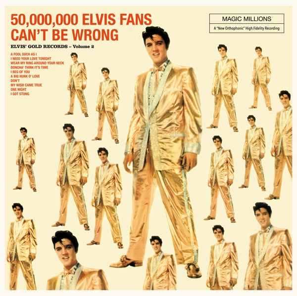 |  Vinyl LP | Elvis Presley - 50.000.000 Elvis Fans Can't Be Wrong (LP) | Records on Vinyl
