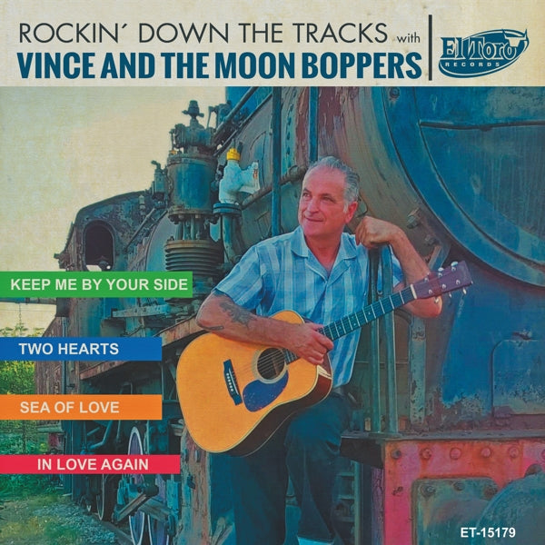 |  7" Single | Vince and the Moon Boppers - Rockin' Down the Tracks (Single) | Records on Vinyl