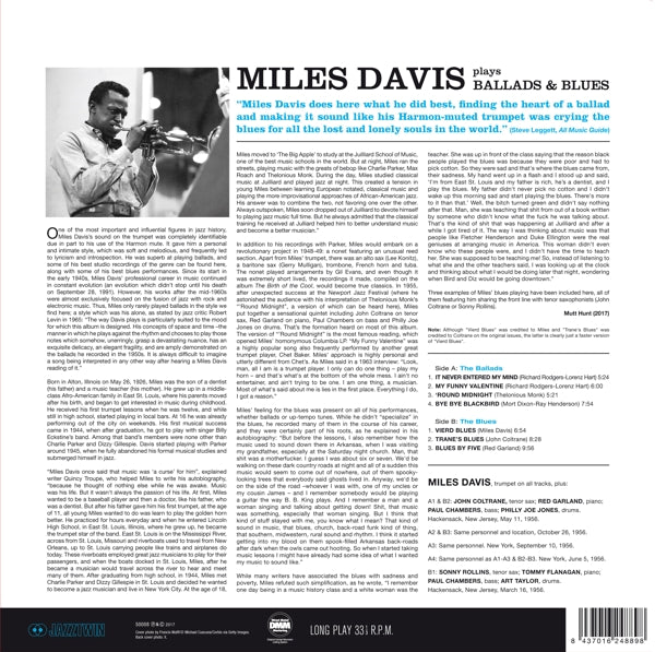 Miles Davis - Ballads & Blues (LP)