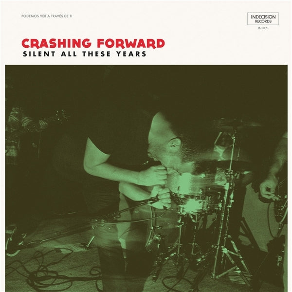 |  12" Single | Crashing Forward - Silent All These Years (Green/White Splatter) (Single) | Records on Vinyl