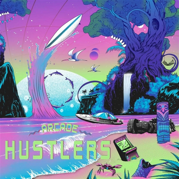 |  Vinyl LP | Arcade Hustlers - Arcade Hustlers (Red/Green Splatter) (LP) | Records on Vinyl