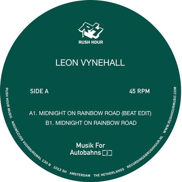 |  12" Single | Leon Vynehall - Midnight On Rainbow Road (Single) | Records on Vinyl