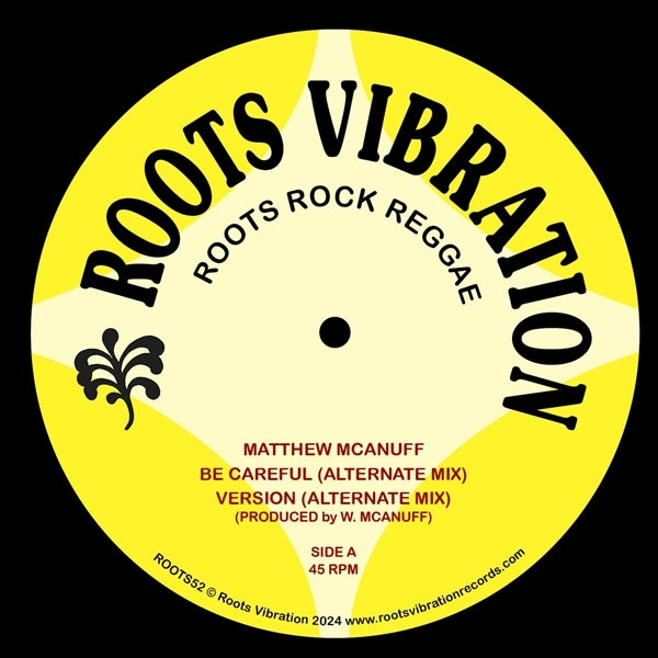 |  12" Single | Matthew McAnuff - Be Careful (Single) | Records on Vinyl