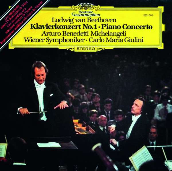 |   | Arturo Benedetti / Giulini / Vienna Philarmonic Orchestra Michelangeli - Beethoven-Piano Concerto N. 1 (LP) | Records on Vinyl