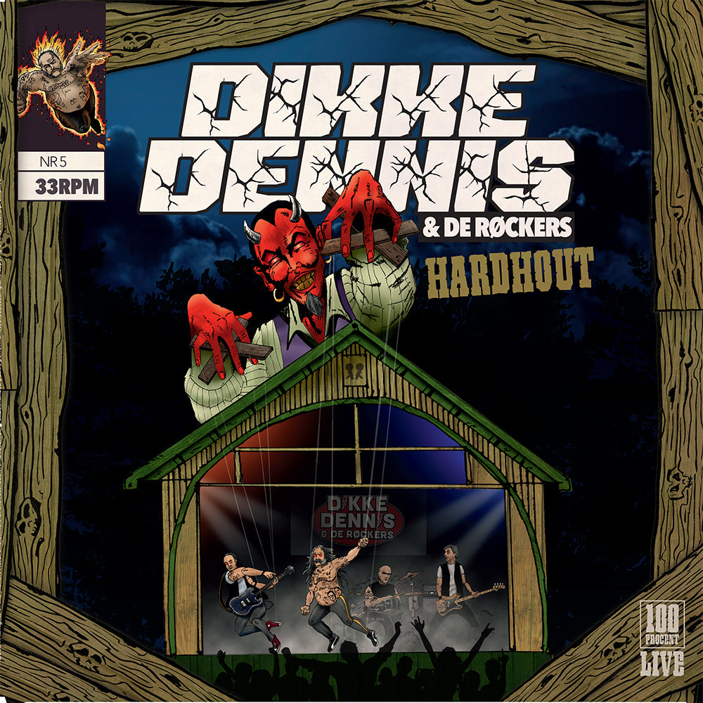 |  Vinyl LP | Dikke Dennis & De Rockers - Hardhout (LP) | Records on Vinyl