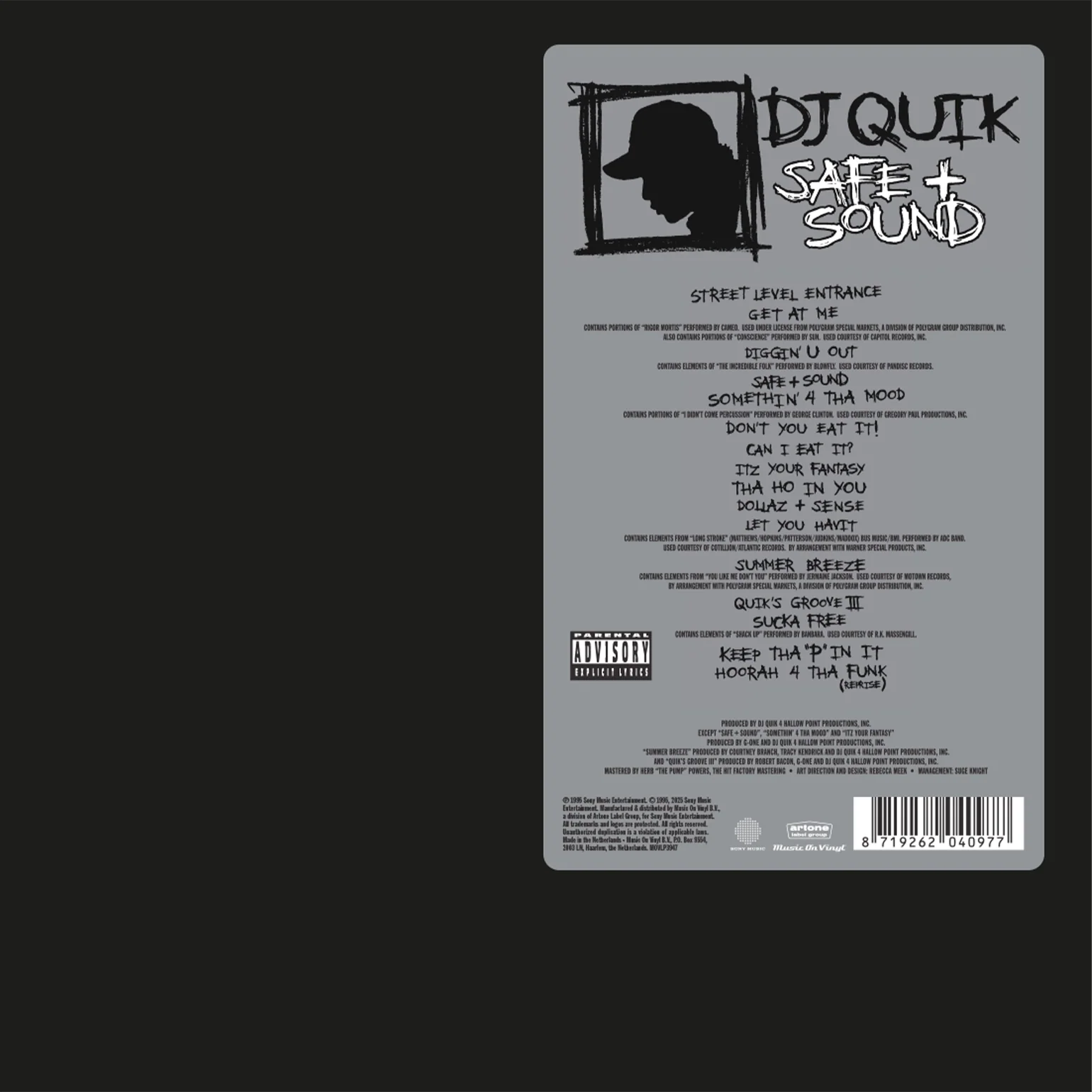 DJ Quik - Safe + Sound (2 LPs)