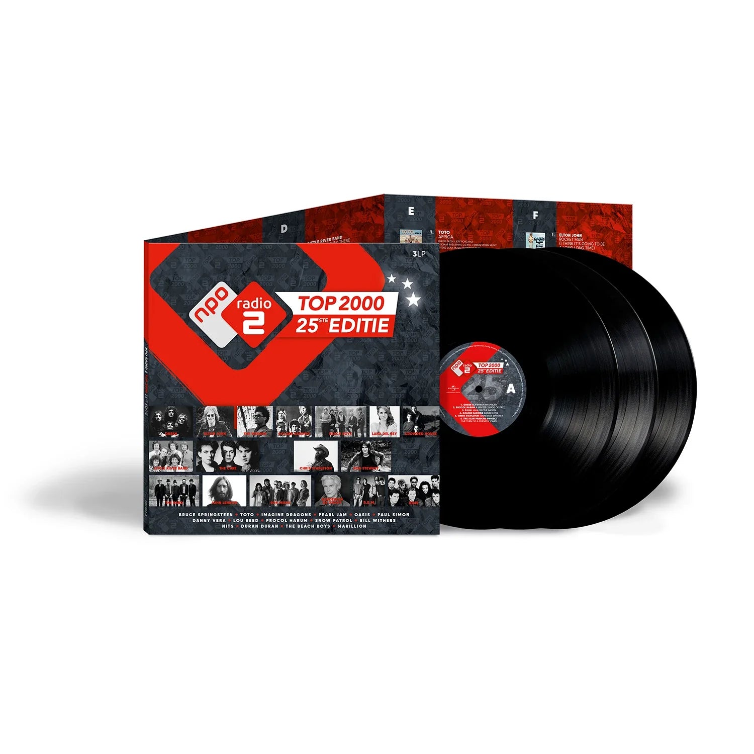 |  Vinyl LP | V/A - 25 Jaar Top 2000 (3 LPs) | Records on Vinyl