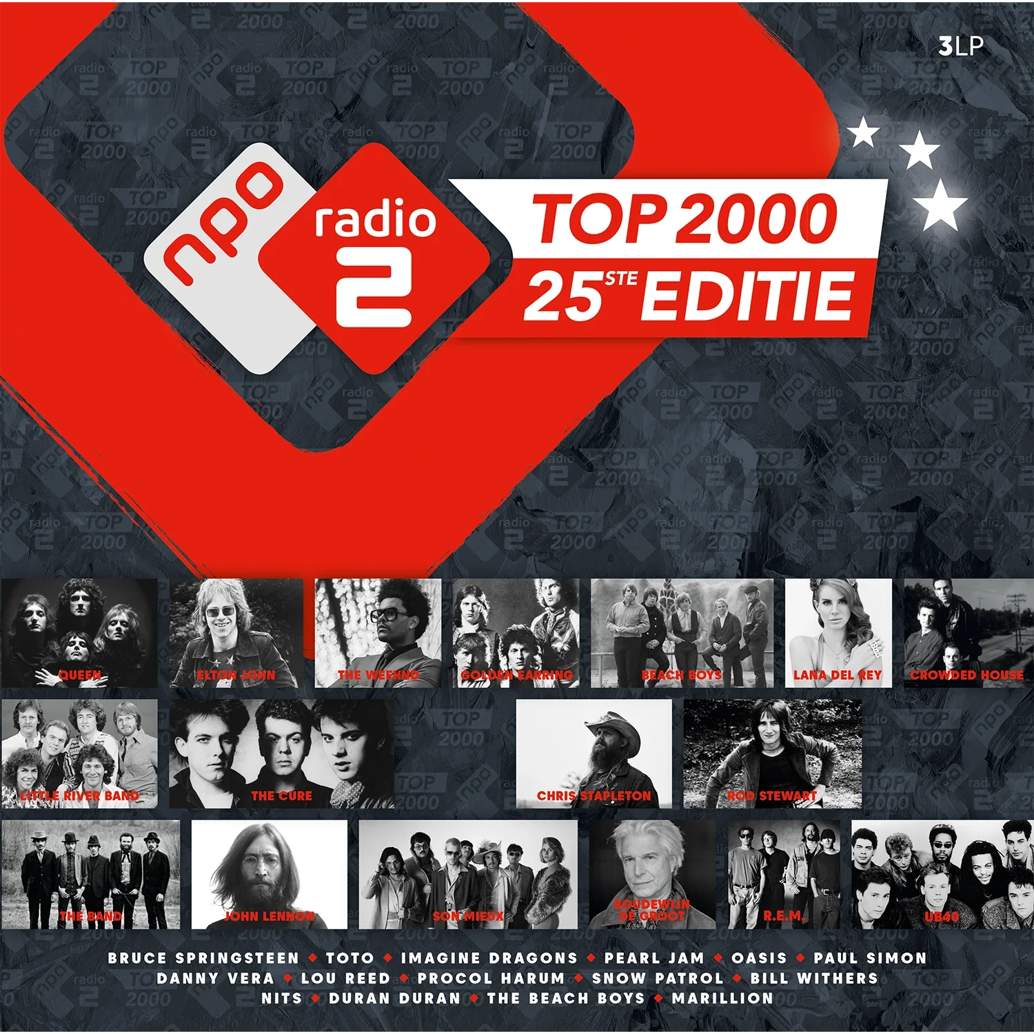|  Vinyl LP | V/A - 25 Jaar Top 2000 (3 LPs) | Records on Vinyl