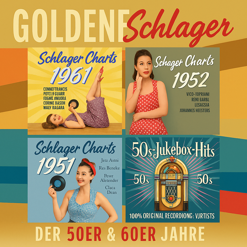|  Vinyl LP | V/A - Goldene Schlager Der 50er & 60 (4 LPs) | Records on Vinyl