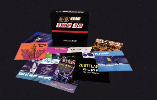 |  12" Single | Various - 60 Jaar Top 40 (10 Singles) | Records on Vinyl
