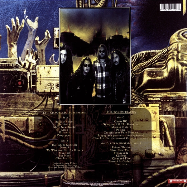Sepultura - Chaos A.D. | Vinyl LP | Sepultura - Chaos A.D. (2 LPs) | Records on Vinyl