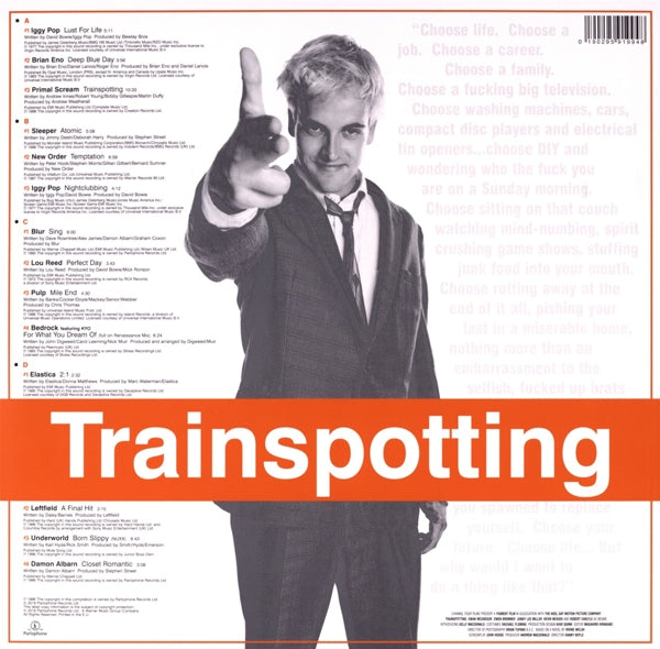 Ost - Trainspotting | Vinyl LP | Various - Trainspotting (OST) (2 LPs) | Records on Vinyl