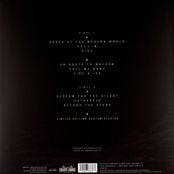 Apocalyptica - Cell |  Vinyl LP | Apocalyptica - Cell-0 (2 LPs) | Records on Vinyl