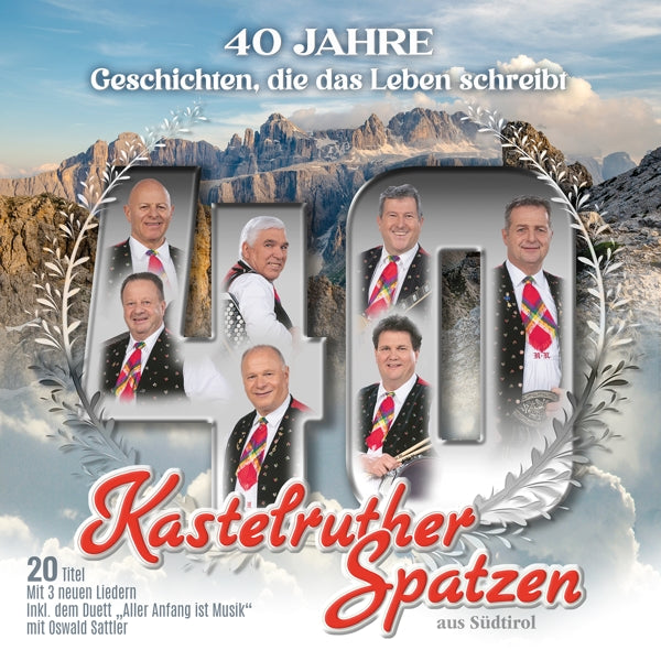 |  Vinyl LP | Kastelruther Spatzen - 40 Jahre - Geschichten, Die Das Leben Schreibt (2 LPs) | Records on Vinyl