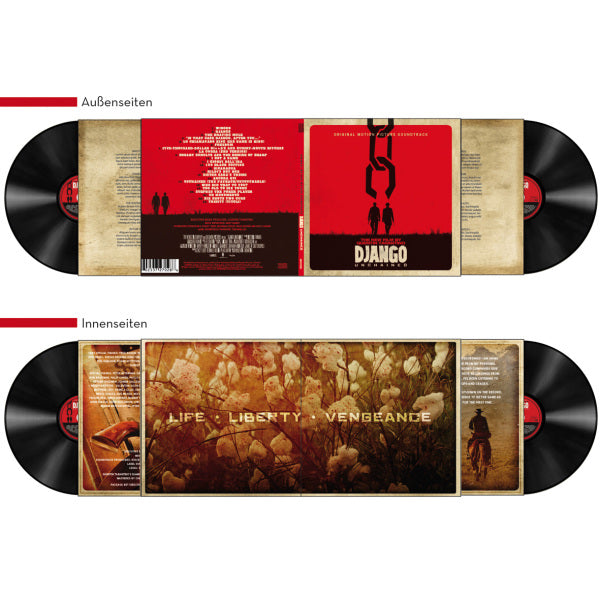Ost - Django Unchained | Vinyl LP | Various - Quentin Tarantino's Django Unchained Original Moti (2 LPs) | Records on Vinyl