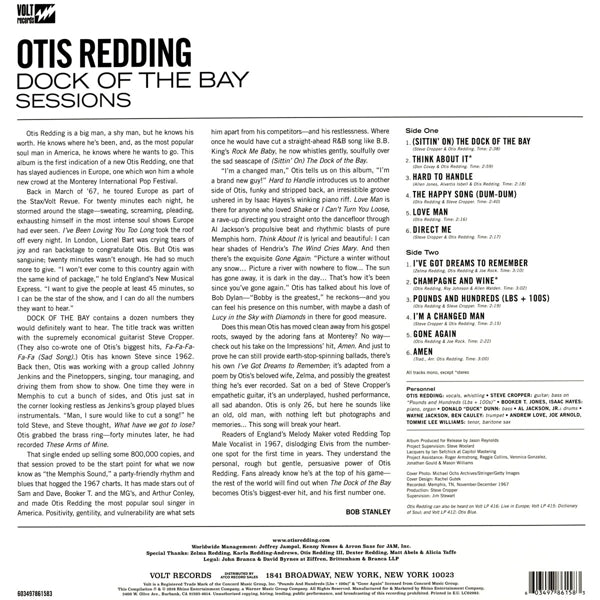 Otis Redding - Dock Of The Bay Sessions |  Vinyl LP | Otis Redding - Dock of the Bay Sessions (LP) | Records on Vinyl