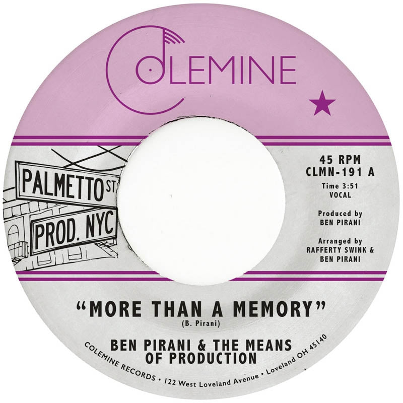 |  7" Single | Ben Pirani - More Than a Memory (Single) | Records on Vinyl