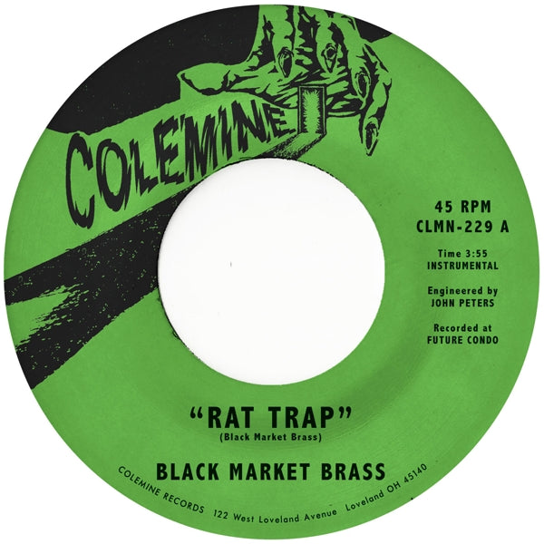 |  7" Single | Black Market Brass - Rat Trap (Purple Swirl) (Single) | Records on Vinyl