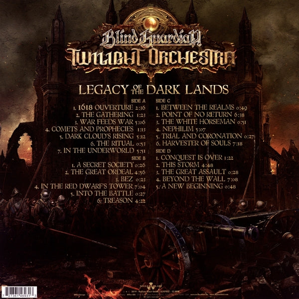 Blind Guardian Twilight Orchestra - Legacy Of The.. | Vinyl LP | Blind Guardian Twilight Orchestra - Legacy of the Dark Lands (2 LPs) | Records on Vinyl