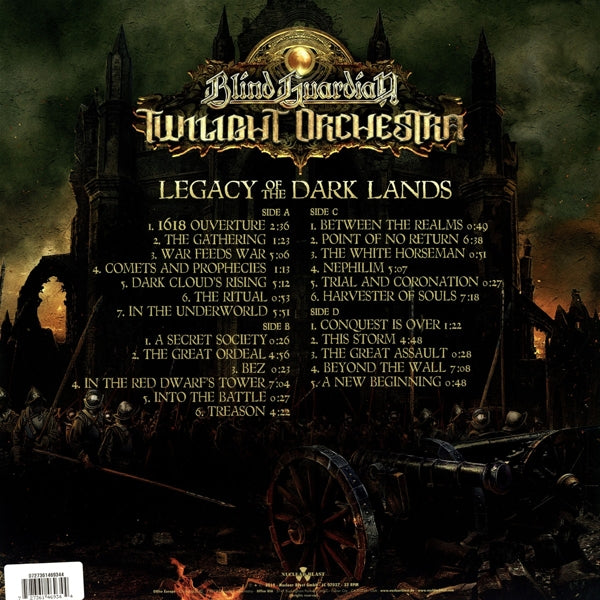 Blind Guardian Twilight O - Legacy Of The Dark.. | Vinyl LP | Blind Guardian Twilight Orchestra - Legacy of the Dark Lands (2 LPs) | Records on Vinyl