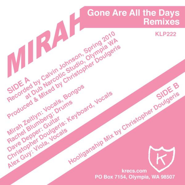 |  12" Single | Mirah - Gone All the Days (Single) | Records on Vinyl