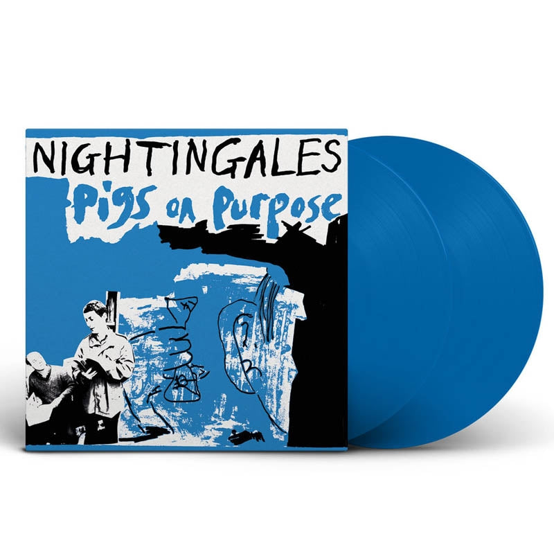 Nightingales - Pigs On Purpose |  Vinyl LP | Nightingales - Pigs On Purpose (Blue) (2 LPs) | Records on Vinyl