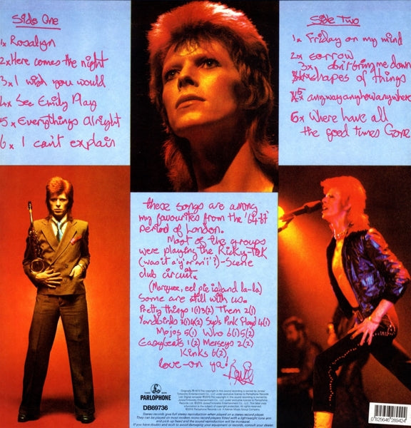 David Bowie - Pin Ups |  Vinyl LP | David Bowie - Pinups (LP) | Records on Vinyl