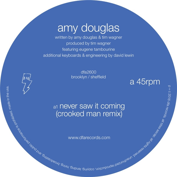 |  12" Single | Amy Douglas - Never Saw It Coming (Single) | Records on Vinyl