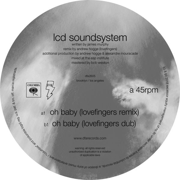 |  12" Single | Lcd Soundsystem - Oh Baby (Lovefingers Remix) (Single) | Records on Vinyl