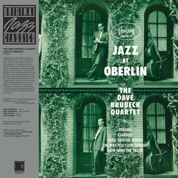 |  Vinyl LP | Dave Quartet Brubeck - Jazz At Oberlin (LP) | Records on Vinyl