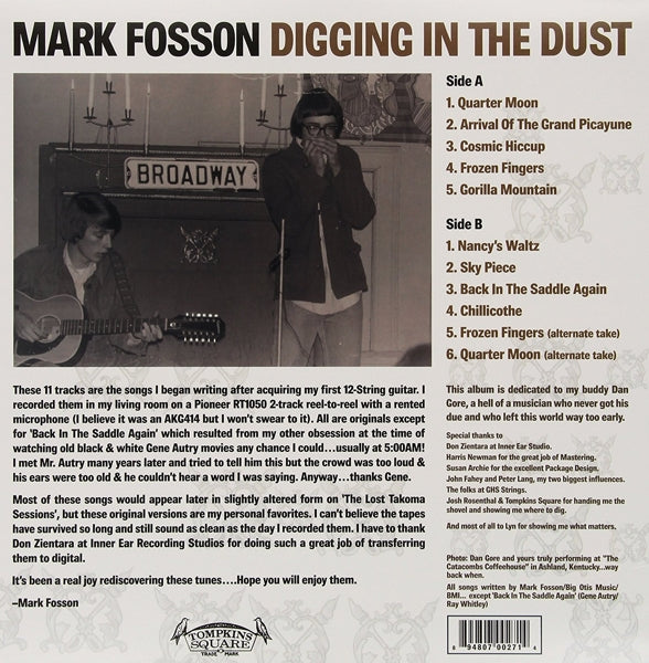 Mark Fosson - Digging In The Dust |  Vinyl LP | Mark Fosson - Digging In The Dust (LP) | Records on Vinyl