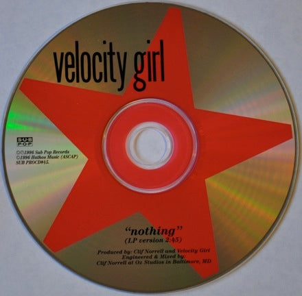 |  7" Single | Velocity Girl - Nothing (Single) | Records on Vinyl