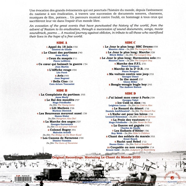 V/A - D |  Vinyl LP | V/A - D-Day - Un Voyage Musical Du Souvenir (2 LPs) | Records on Vinyl