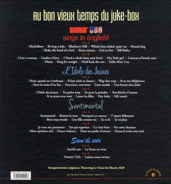 Johnny Hallyday - Au Bon Vieux..  |  Vinyl LP | Johnny Hallyday - Au Bon Vieux Temps Du Juke-Box (4 LPs) | Records on Vinyl