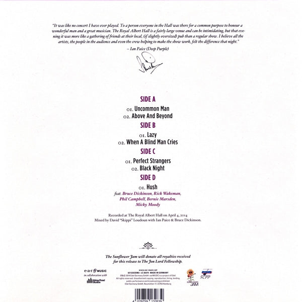 Deep Purple & Friends - Celebrating Jon Lord  |  Vinyl LP | Deep Purple & Friends - Celebrating Jon Lord - the Rock Legend Vol.2 (2 LPs) | Records on Vinyl