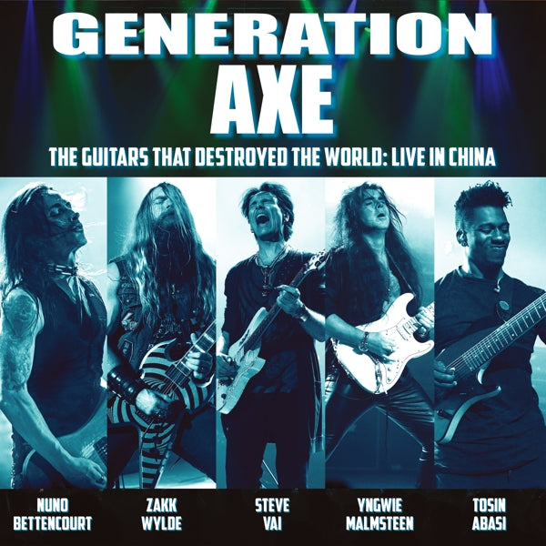 Generation Axe - Guitars That Destroyed Th |  Vinyl LP | Vai - Generation Axe: Guitars That Destroyed the World: Live In China (2 LPs) | Records on Vinyl