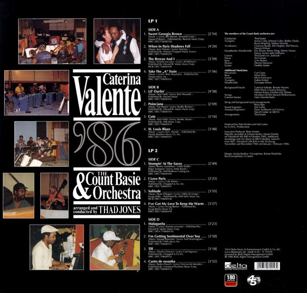 Caterina Valente & Count - Caterina Valente '86 & |  Vinyl LP | Caterina & Count Valente - Caterina Valente '86 & (2 LPs) | Records on Vinyl