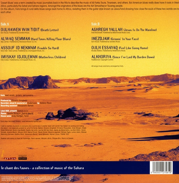 Faris - Mississippi To Sahara |  Vinyl LP | Faris - Mississippi To Sahara (LP) | Records on Vinyl