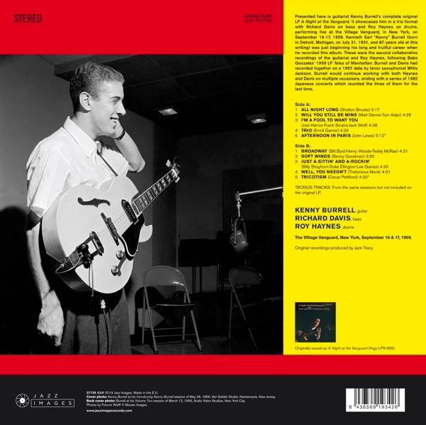 Kenny Burrell - A Night At The..  |  Vinyl LP | Kenny Burrell - A Night At the Vanguard (LP) | Records on Vinyl