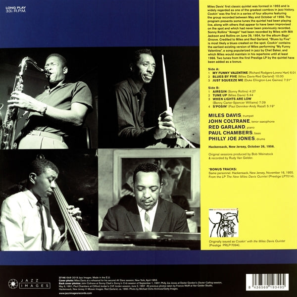 Miles Davis - Cookin'  |  Vinyl LP | Miles Davis - Cookin' (LP) | Records on Vinyl
