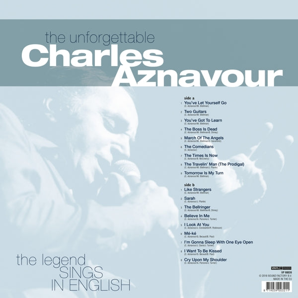Charles Aznavour - Unforgettable |  Vinyl LP | Charles Aznavour - Unforgettable (LP) | Records on Vinyl