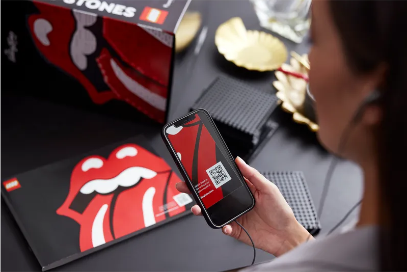 |  Construction set | Rolling Stones - Tongue Lego Art Construction Set | Records on Vinyl